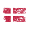 Denmark Flag Distressed - Danish Flag