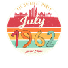 60 juillet 1962
