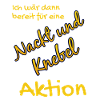 Nackt und Knebel Aktion