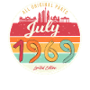 1969 Juli Retro