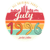 July 1996 Birthday greeting