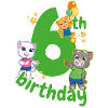 Talking Tom & Friends 6 ° compleanno