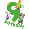 Talking Tom & Friends 9 ° compleanno