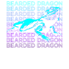 Bearded Dragon Retro Gift