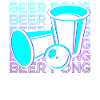 Beer Pong Retro Gift