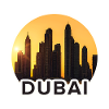 Dubai Skyline Sunset
