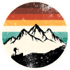 Retro Peak Trail Circle