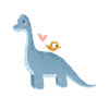 ZAZdesign® Dino Brachio Brachiosaurus