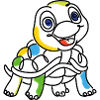 Schildkröte bunt