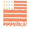 Bacon And Eggs American Flag
