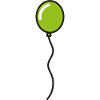 Green Balloon Gift