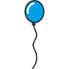 Blue balloon