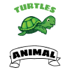 Sea Animal Lovers Gift Turtle