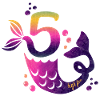 5th Birthday Mermaid