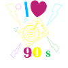 1990'erne 90'erne I Heart Nineties I Love the 90's Old