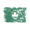 Macau Flag Distressed - Macanese Flag