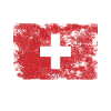 Schweizer Flagge Distressed - Schweizer Flagge