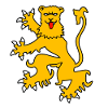 Leeuw OF vlag van Aveyron