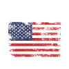 États-Unis d’Amérique Flag Distressed