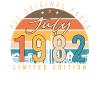 July 1982 40th birthday
