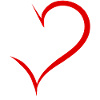 Half Red Heart