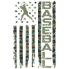 Baseball Fan Usa American Flag