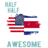 Moitié américain moitié costaricain