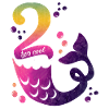 2 Birthday Mermaid