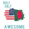 Half American Half Bangladeshi