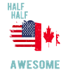 Half American Half Canadian