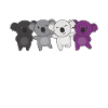 Asexual Flag Pride LGBTQ süßer Koala