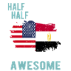 Half American, half Egyptian