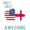 Mi-Américain, mi-Anglais
