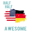 Half American Half German