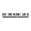 Wenningstedt-Braderup coordinates