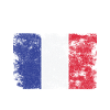 France Flag Distressed - French Flag