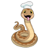 Snake Chef Chef Hat Cooking