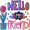 my friend positive thoughts happy