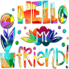 my friend positive thoughts happy