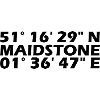 Maidstone Coordinates