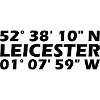 Leicester coordinates