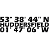 Huddersfield coordinates