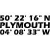 Plymouth Coordinates