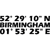 Birmingham Coordinates