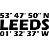 Leeds coordinates