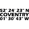Coventry coordinates