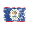Belize Flag Distressed - Belizean Flag