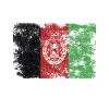 Afghanistan Flag Distressed Afghan Flag