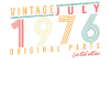 July 1976 Birthday greeting