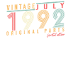 July 1992 30th birthday